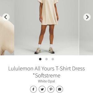 Lululemon All Yours T-Shirt Dress Softstreme